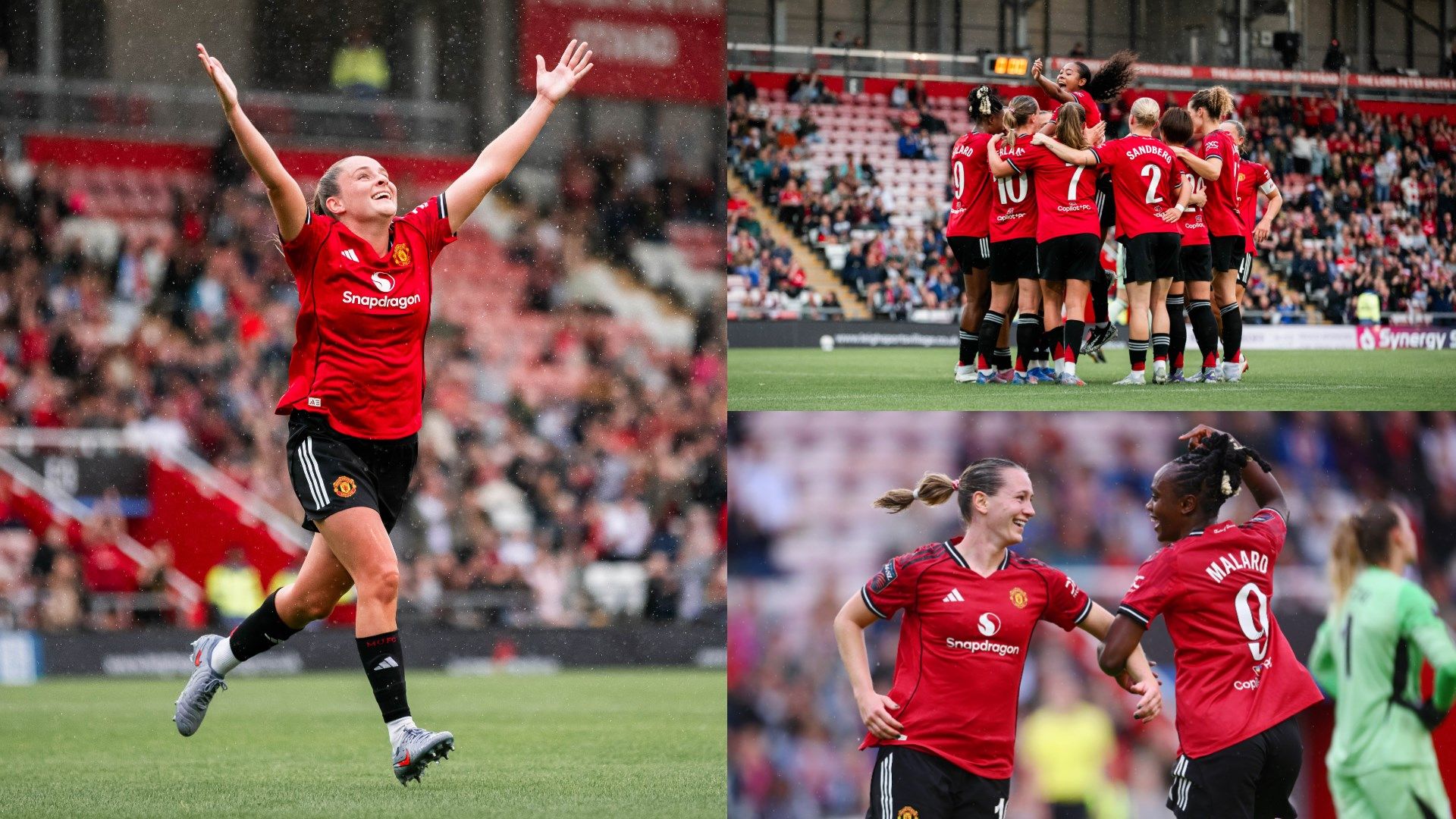Man Utd player ratings vs Leicester: WSL title warning sent! Marc Skinner's side kick off campaign with thumping win as Ella Toone, Elisabeth Terland and Melvine Malard put Foxes to the sword