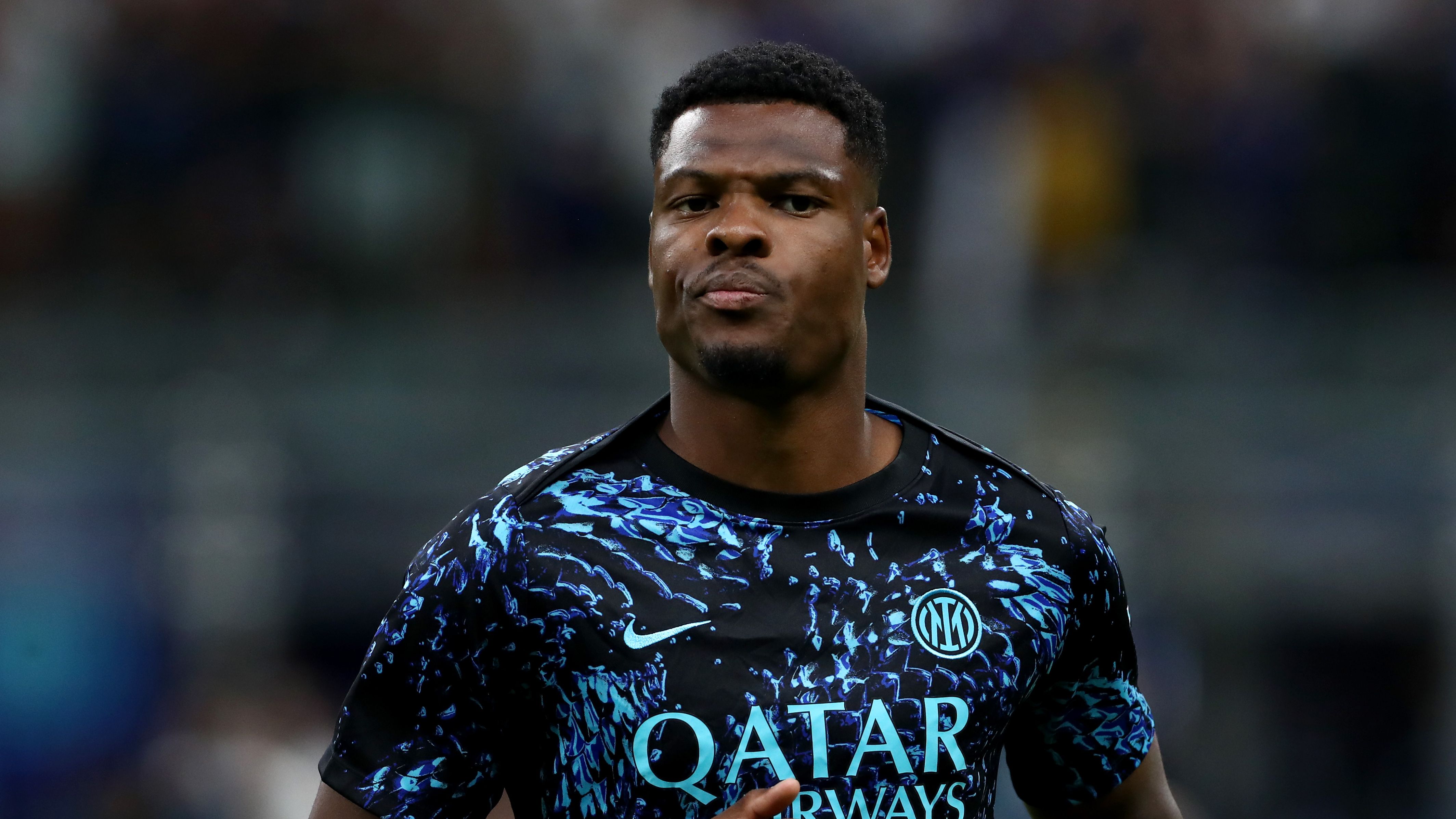 Inter right-back Denzel Dumfries admits he's open to Premier League transfer offers after reported Man City interest