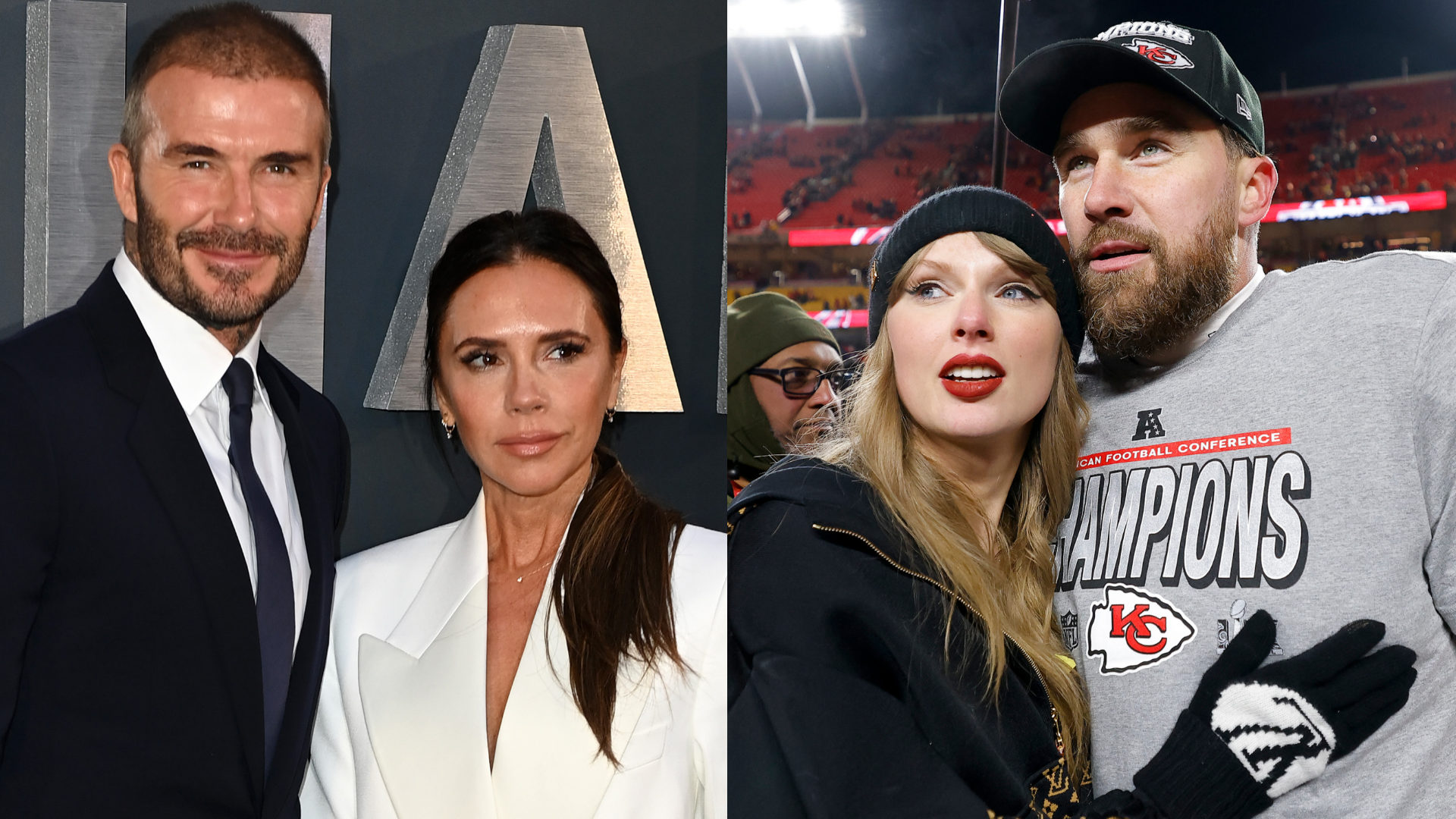 'Taylor Swift & Travis Kelce will bury Posh & Becks' - New sporting power couple threaten to eclipse Man Utd legend as pop superstar & NFL icon prepare to marry