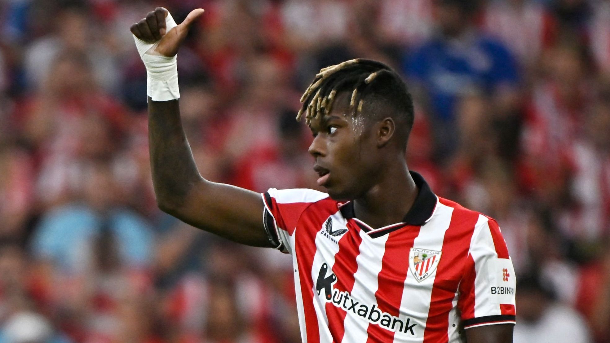 Nico Williams in doubt for Champions League showdown against Arsenal as Athletic Club confirm star suffered muscle injury in Spain win against Turkey