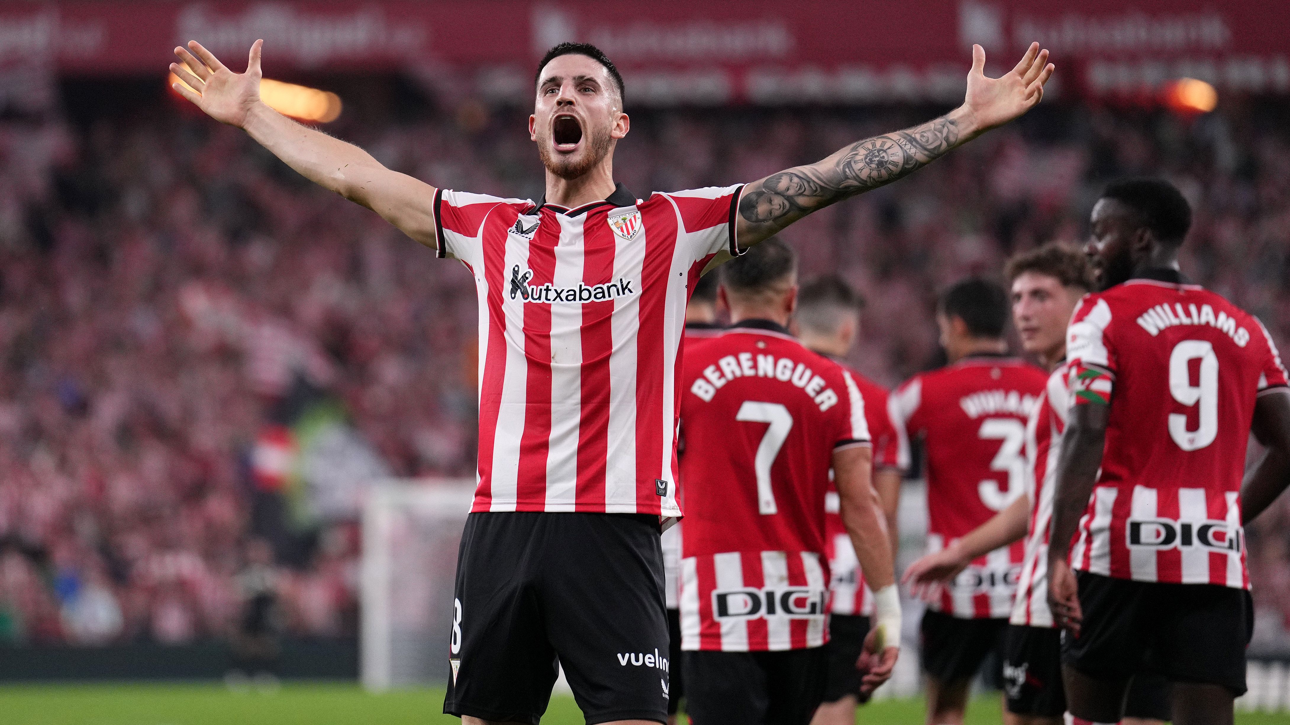 Nico Williams in doubt for Champions League showdown against Arsenal as Athletic Club confirm star suffered muscle injury in Spain win against Turkey