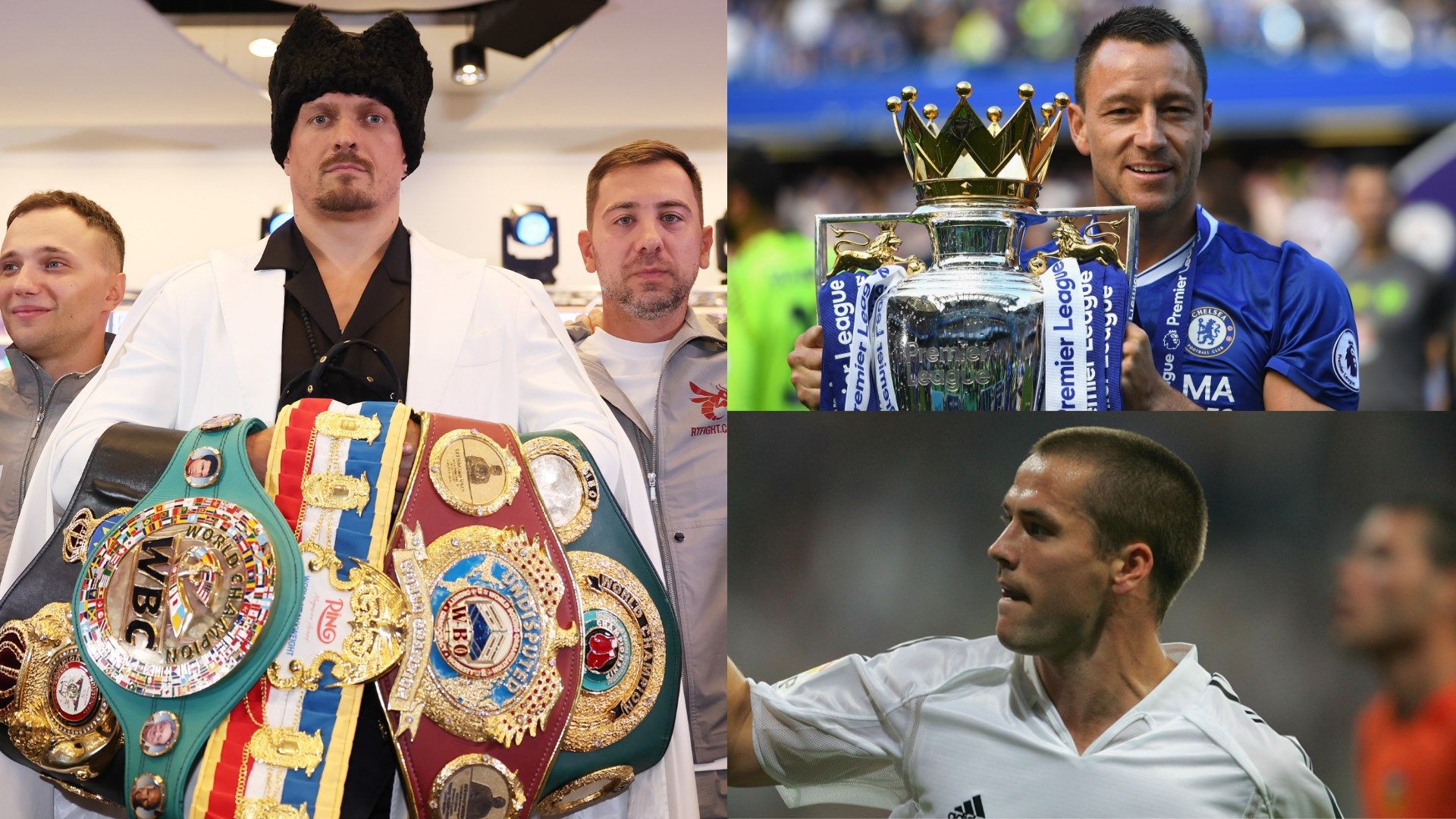 Oleksandr Usyk to play alongside John Terry, Michael Owen, Kaka & Roberto Carlos as world heavyweight boxing champion signs up for Legends Charity Game vs Portugal
