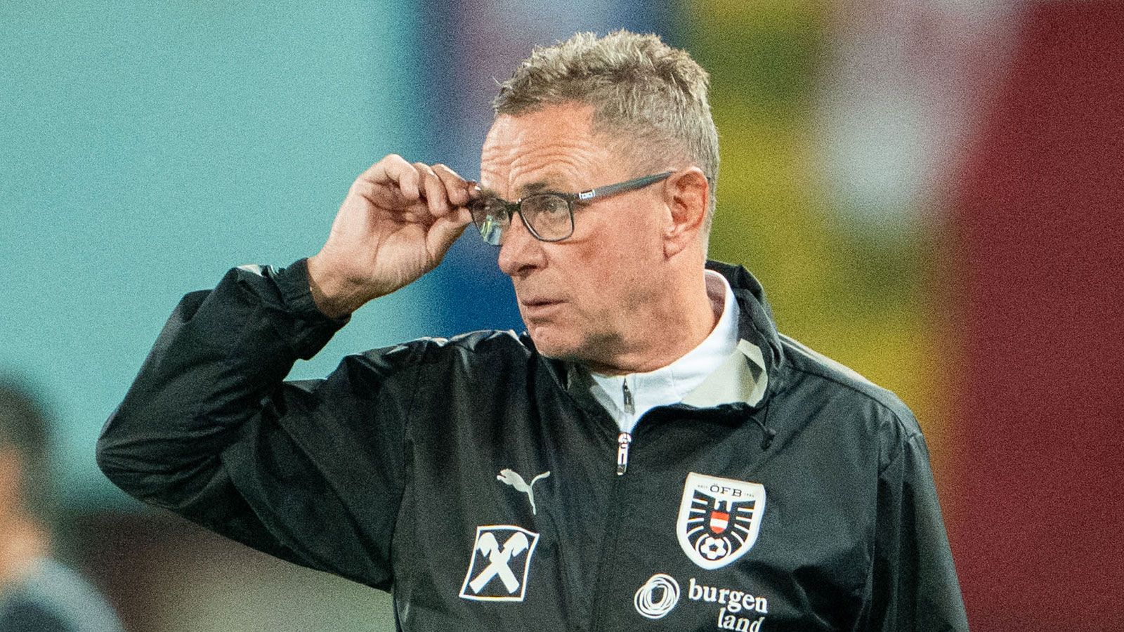 VIDEO: Ralf Rangnick rolls around on e-bike while Austria celebrate another win as ex-Man Utd boss taking 'small steps' after ankle surgery
