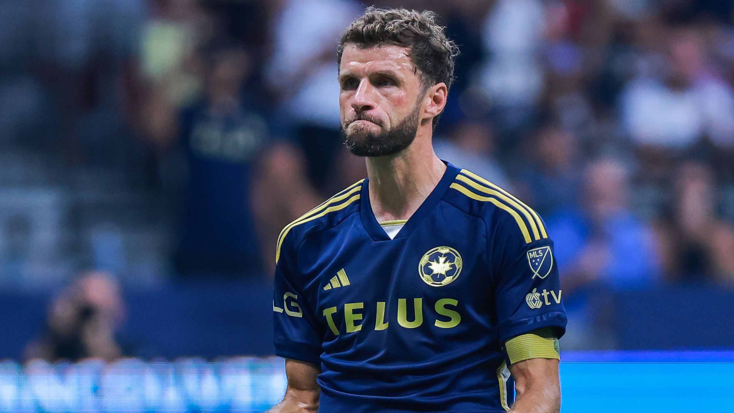 'Now I know how you feel!' - Thomas Muller channels inner Harry Kane with tribute to ex-Bayern team-mate after scoring first hat-trick for Vancouver Whitecaps