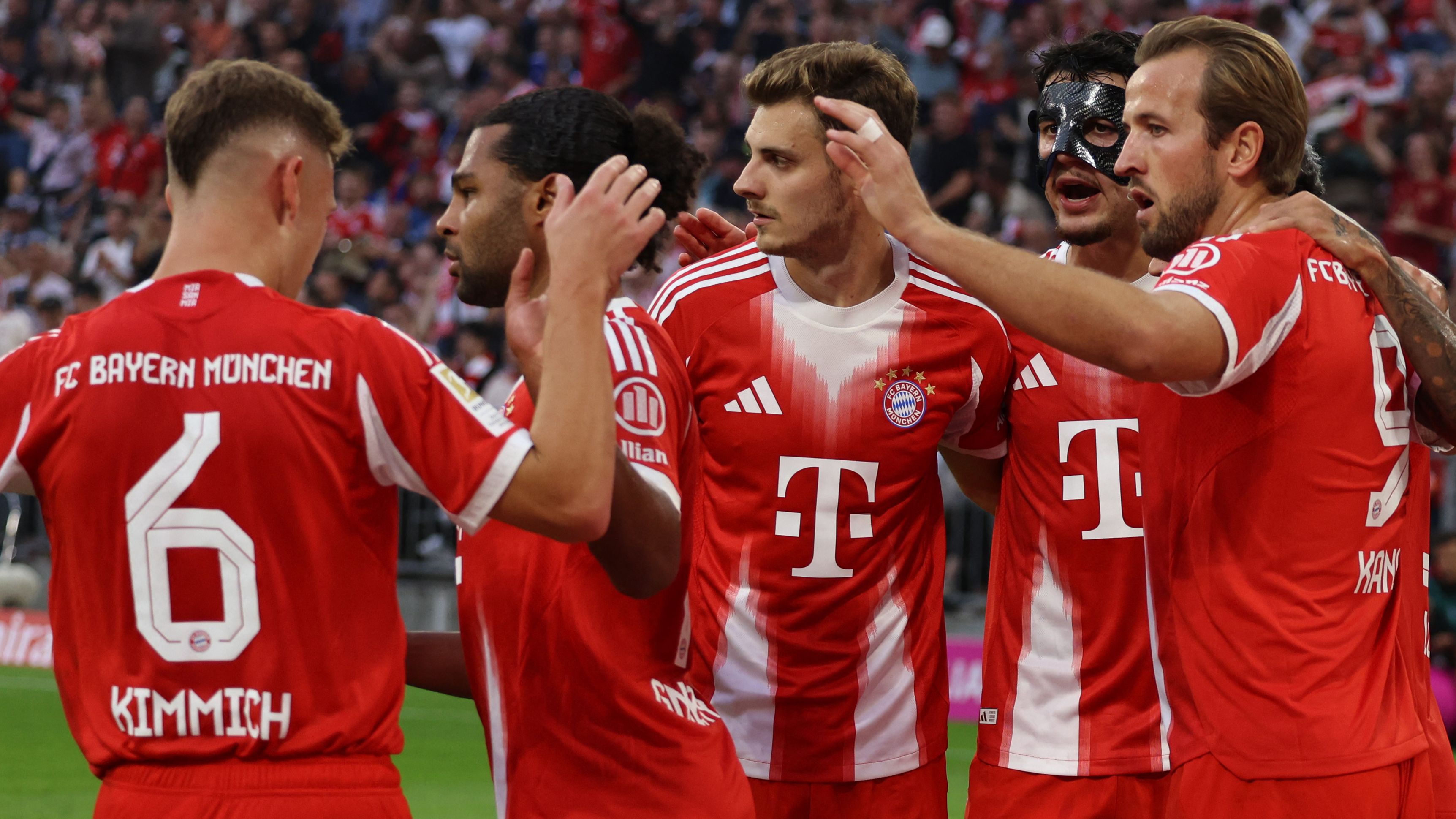 Harry Kane's perfect game! England captain gets top score from German media after leading Bayern Munich's demolition of Hamburg