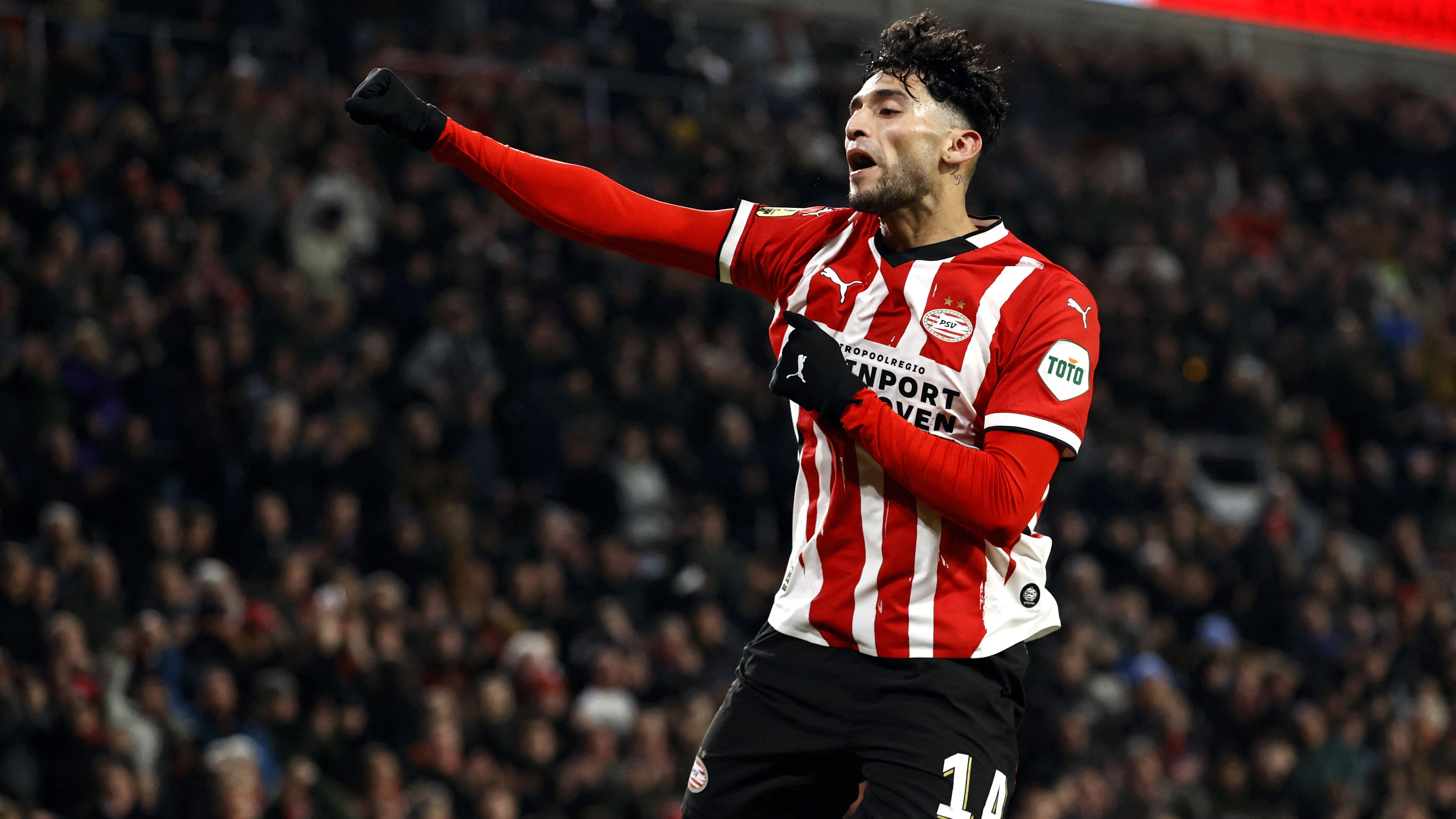 USMNT's Ricardo Pepi nets his first two goals of Eredivise season as PSV Eindhoven defeat NEC Nijmegen in eight-goal thriller