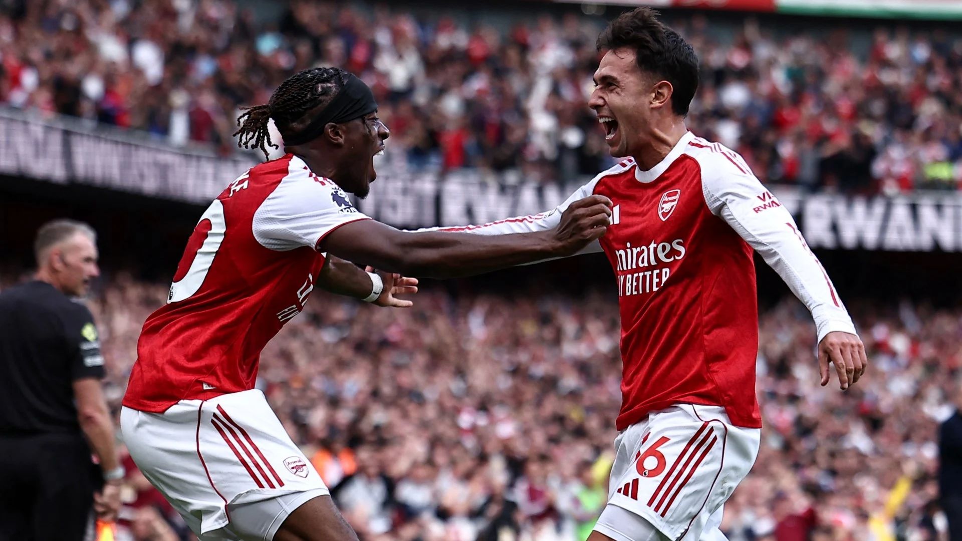 Awkward! Noni Madueke called 'selfish' to his face by Arsenal legend Martin Keown despite winger's starring role in Nottingham Forest win