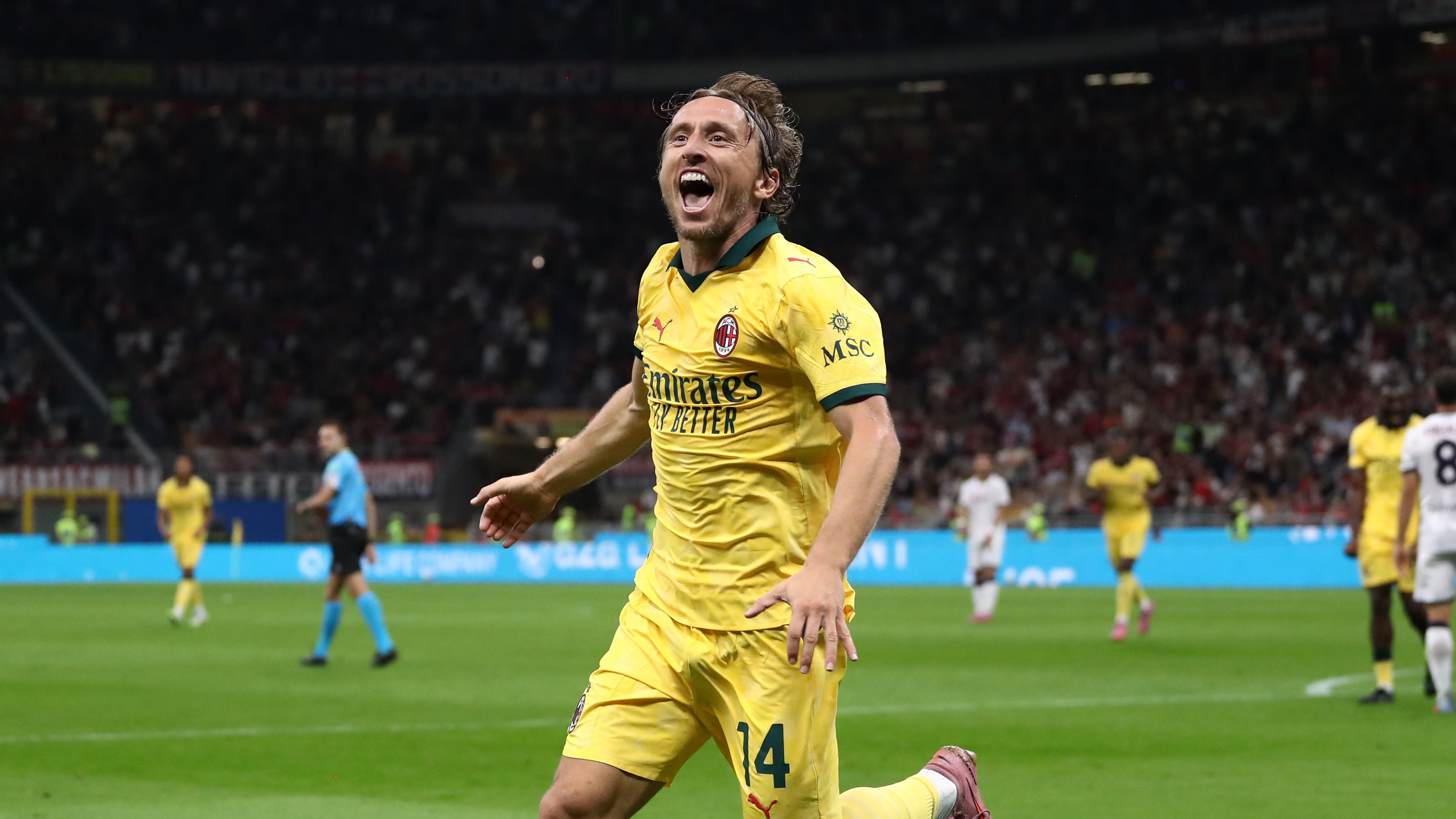 'Stop reminding me of my age' - Record-breaking Luka Modric hits back with historic first AC Milan goal after his 40th birthday