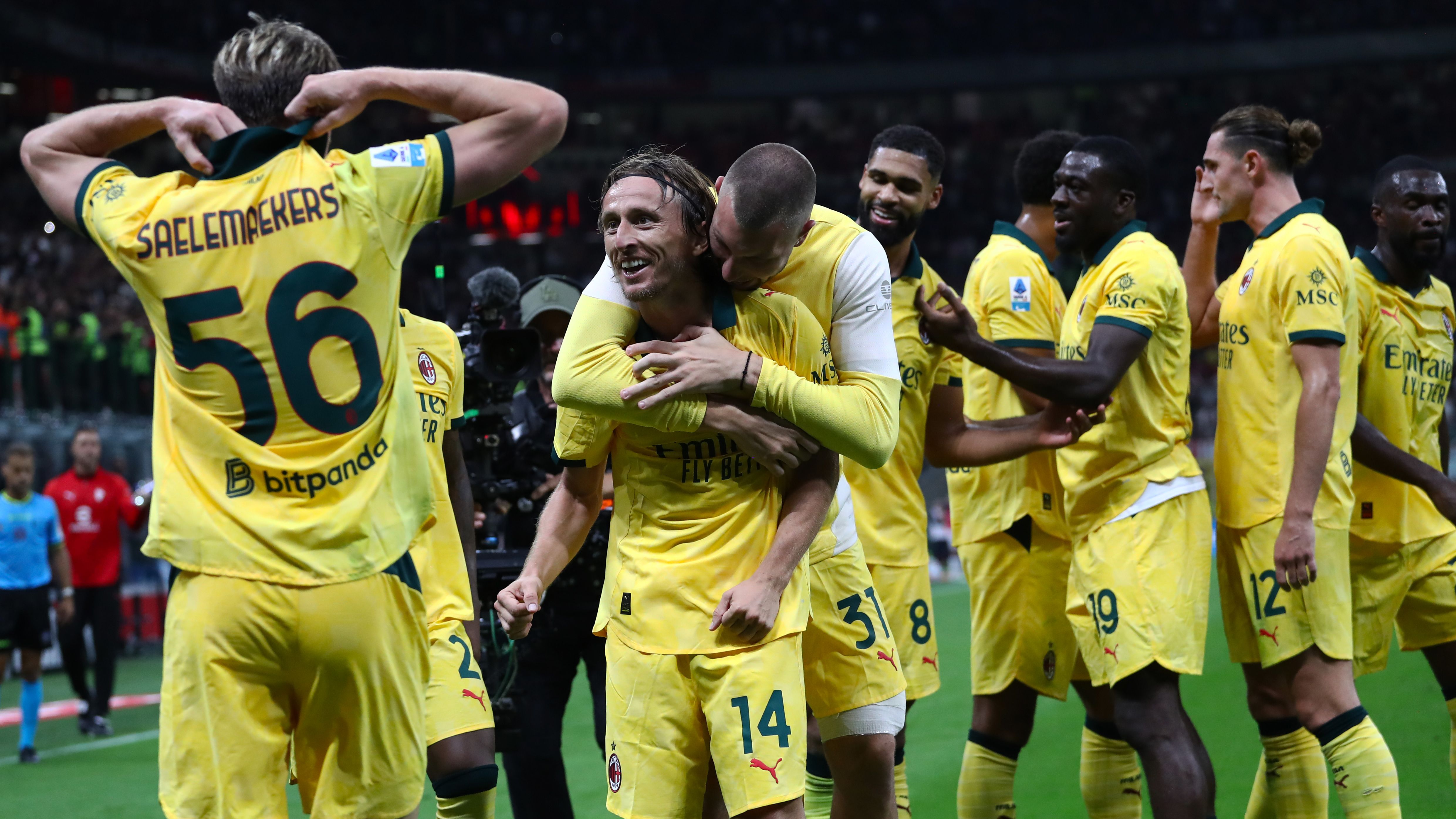 'Wonderful' Luka Modric 'one minute' ahead of the rest as AC Milan coach praises veteran midfielder's first Serie A goal