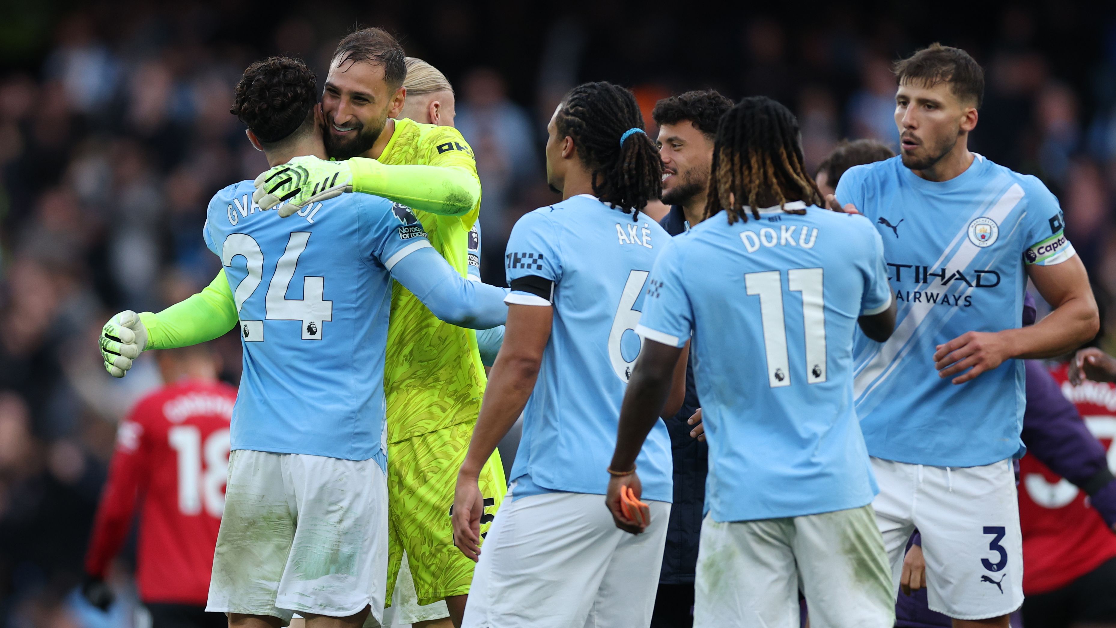 'Have a nice evening!' - Erling Haaland trolls Man Utd with picture of Man of the Match award and a steak after derby day heroics for Man City