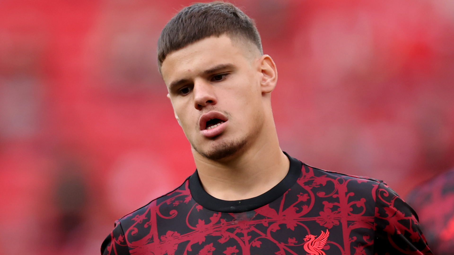 'Muppet' Milos Kerkez told he has 'mashed potato for brains' after being hooked during calamitous first half of Liverpool's trip to Burnley