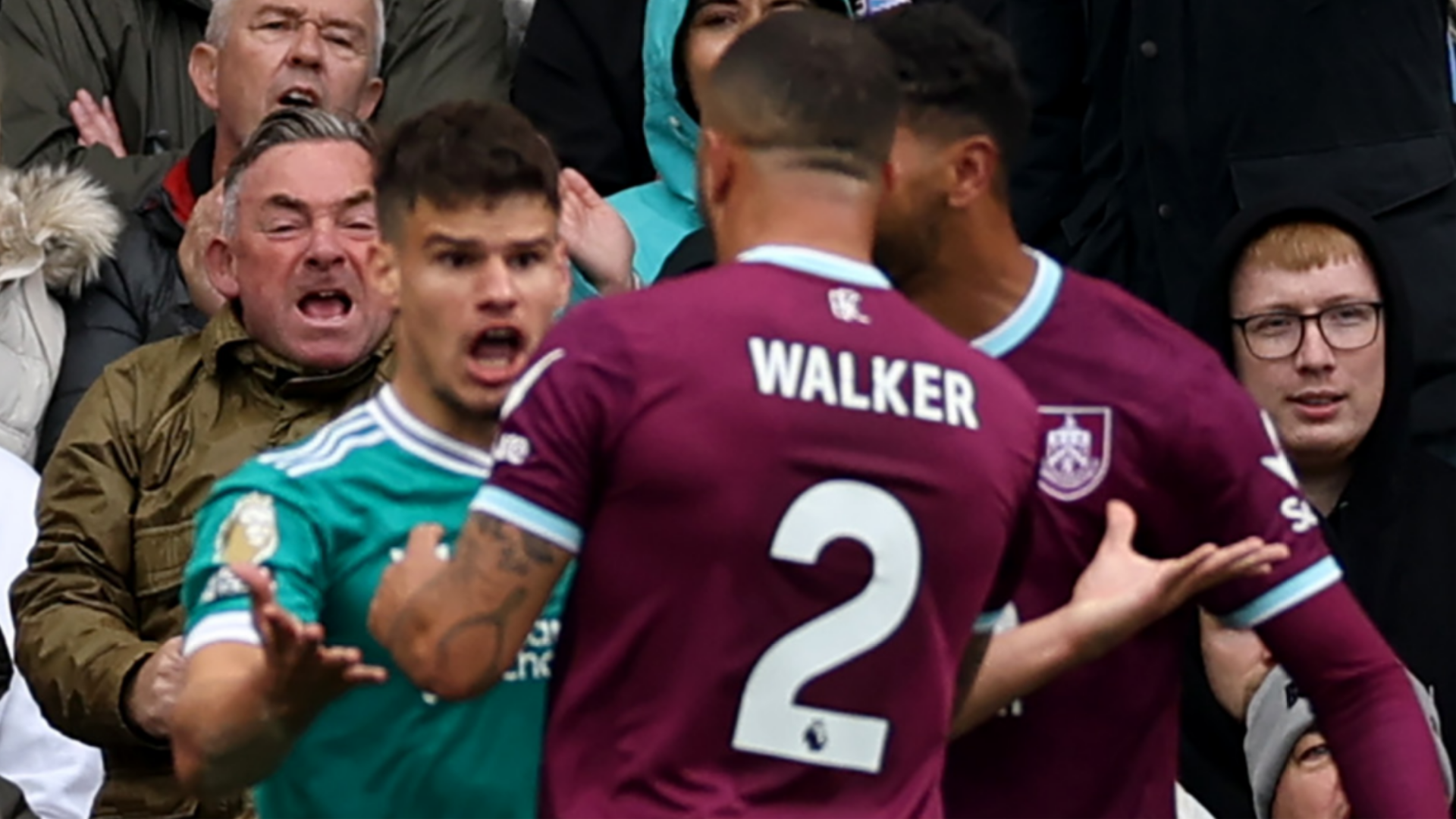'Muppet' Milos Kerkez told he has 'mashed potato for brains' after being hooked during calamitous first half of Liverpool's trip to Burnley