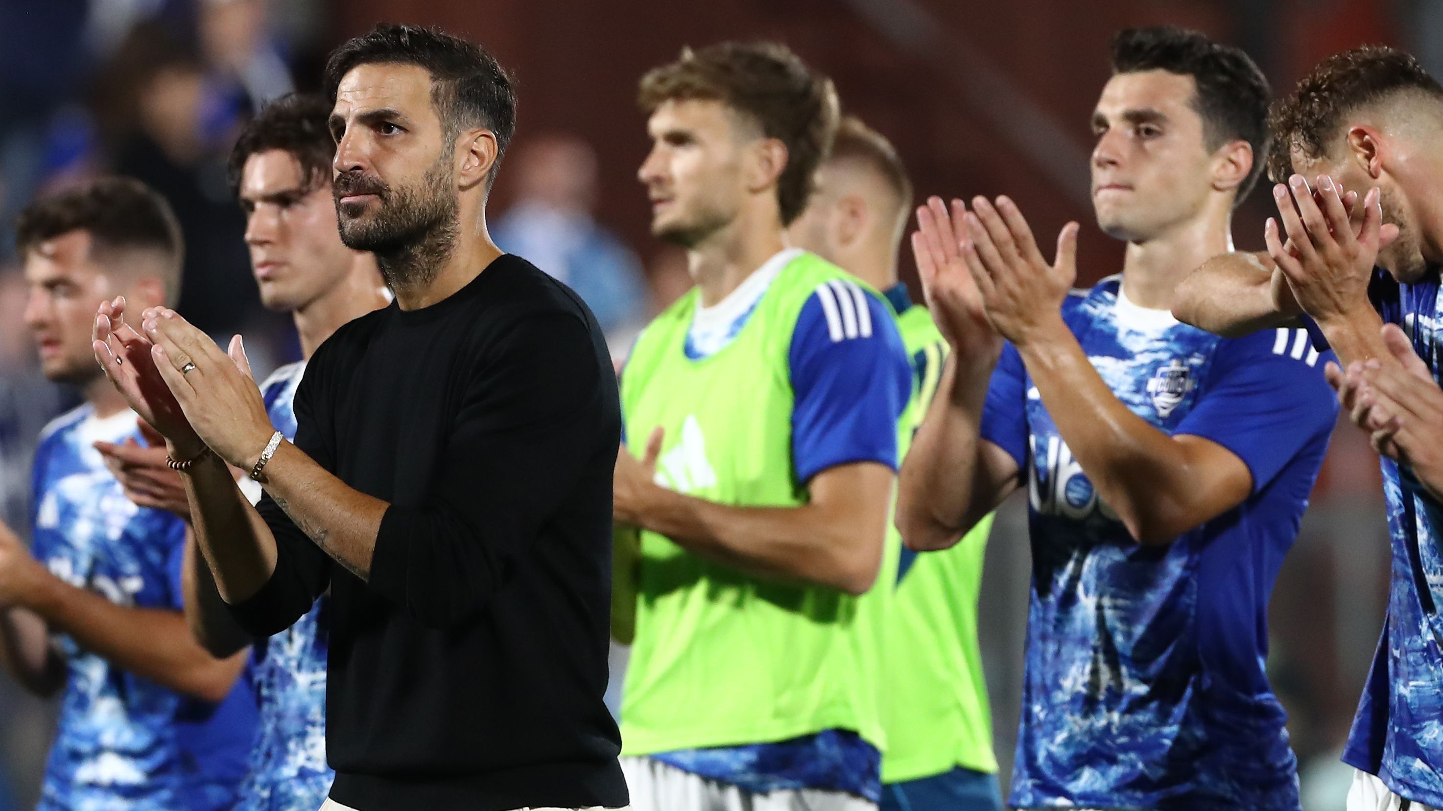 'We're not there yet' - Cesc Fabregas pleads for patience for Serie A high-flyers Como with Alvaro Morata and Sergi Roberto the only proven winners in 'young' team