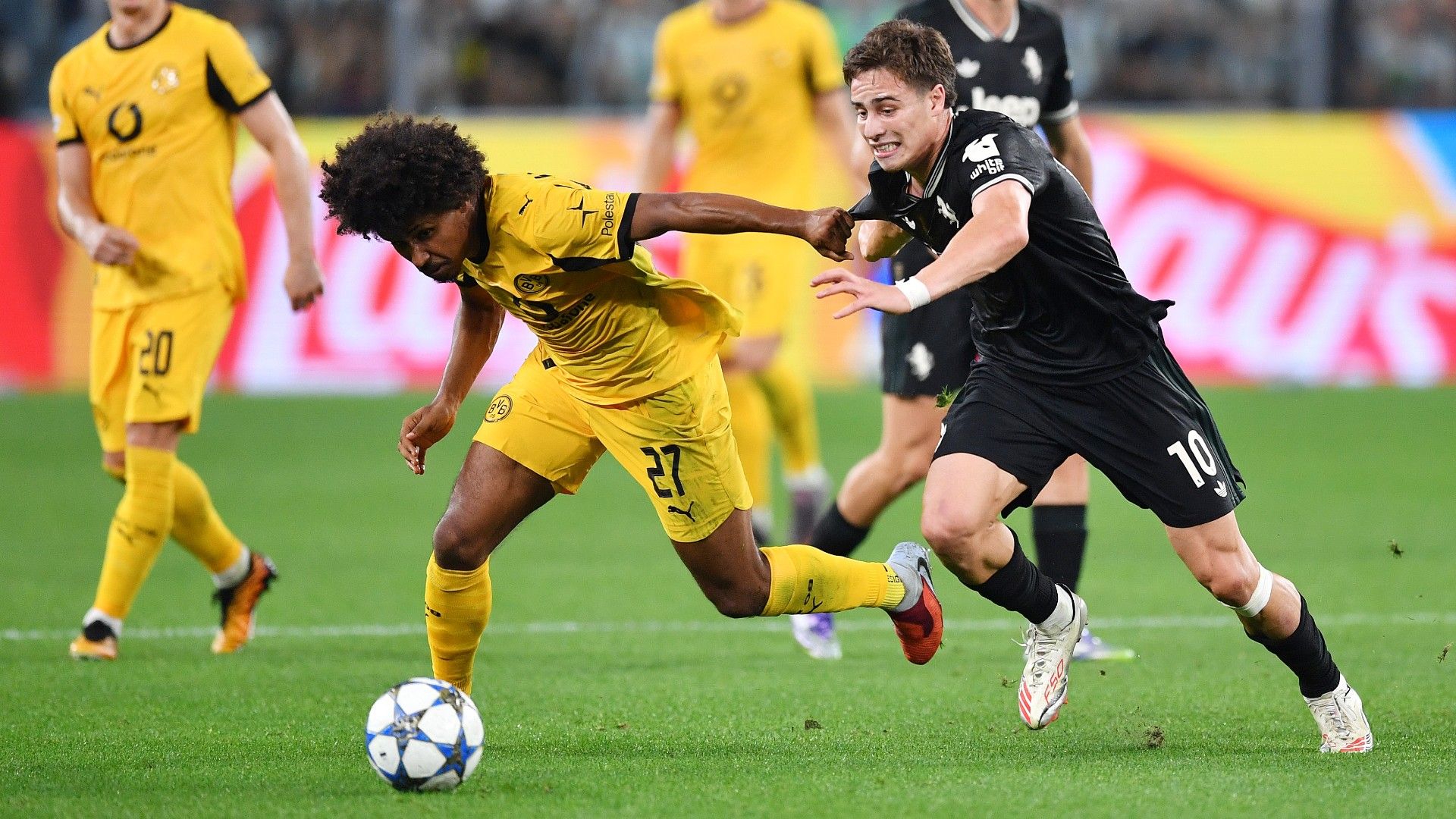 'I told him not to score any more' - Karim Adeyemi explains funny verbal skirmish with Juventus star Kenan Yildiz as Borussia Dortmund held to draw in thrilling game