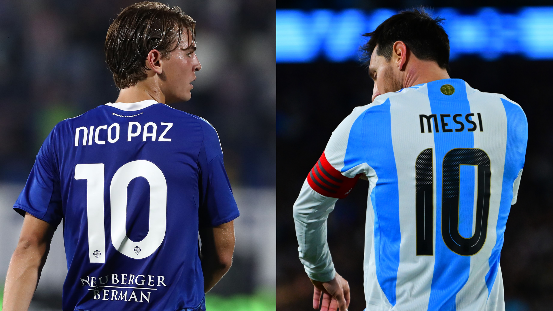 Como sensation Nico Paz admits to watching Lionel Messi YouTube videos before matches to try and 'replicate' Argentina team-mate