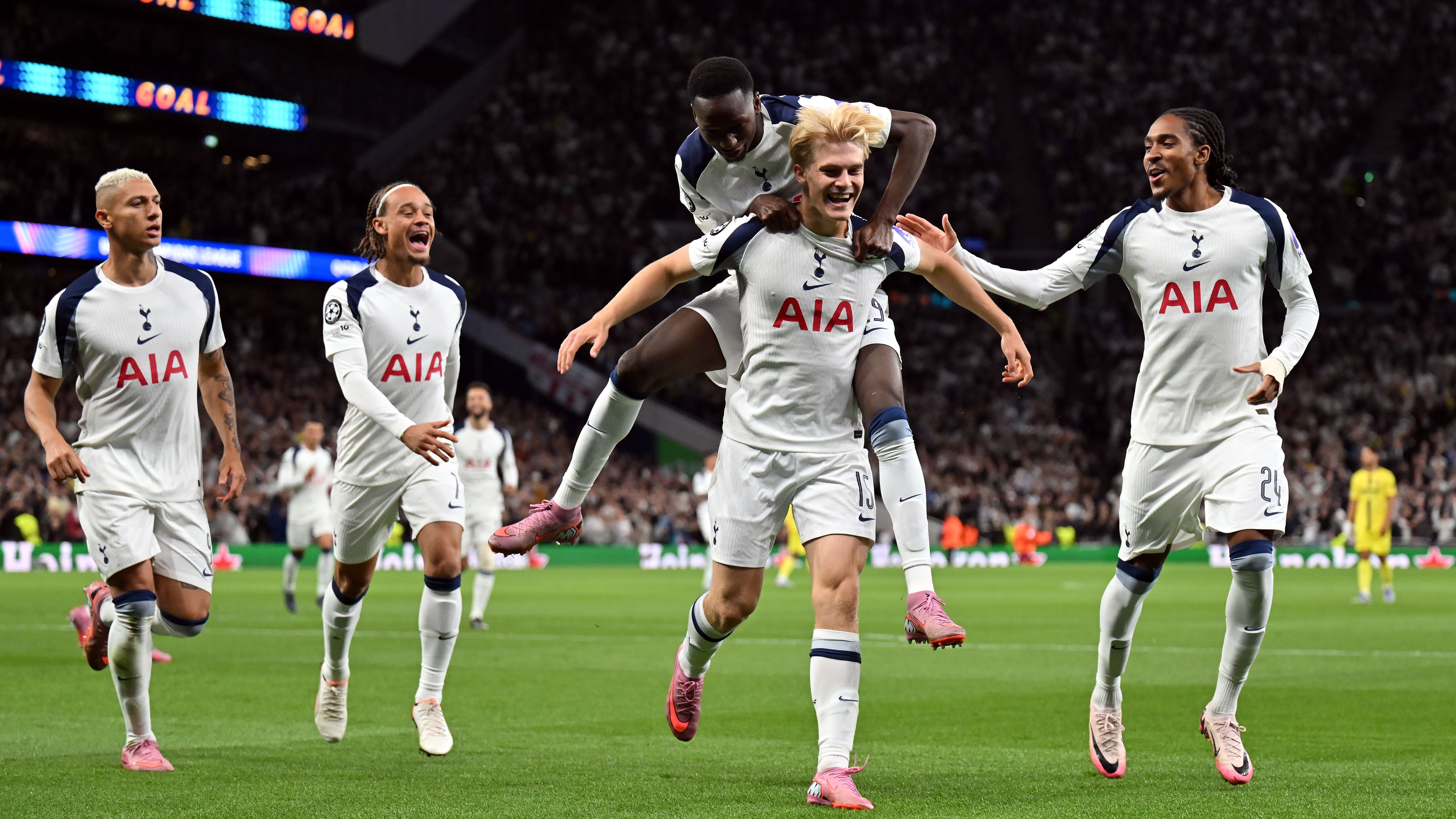 Tottenham player ratings vs Villarreal: Spurs get away with it! Calamitous own goal settles Champions League return as Thomas Frank's side survive scintillating threat of ex-Arsenal man Nicolas Pepe