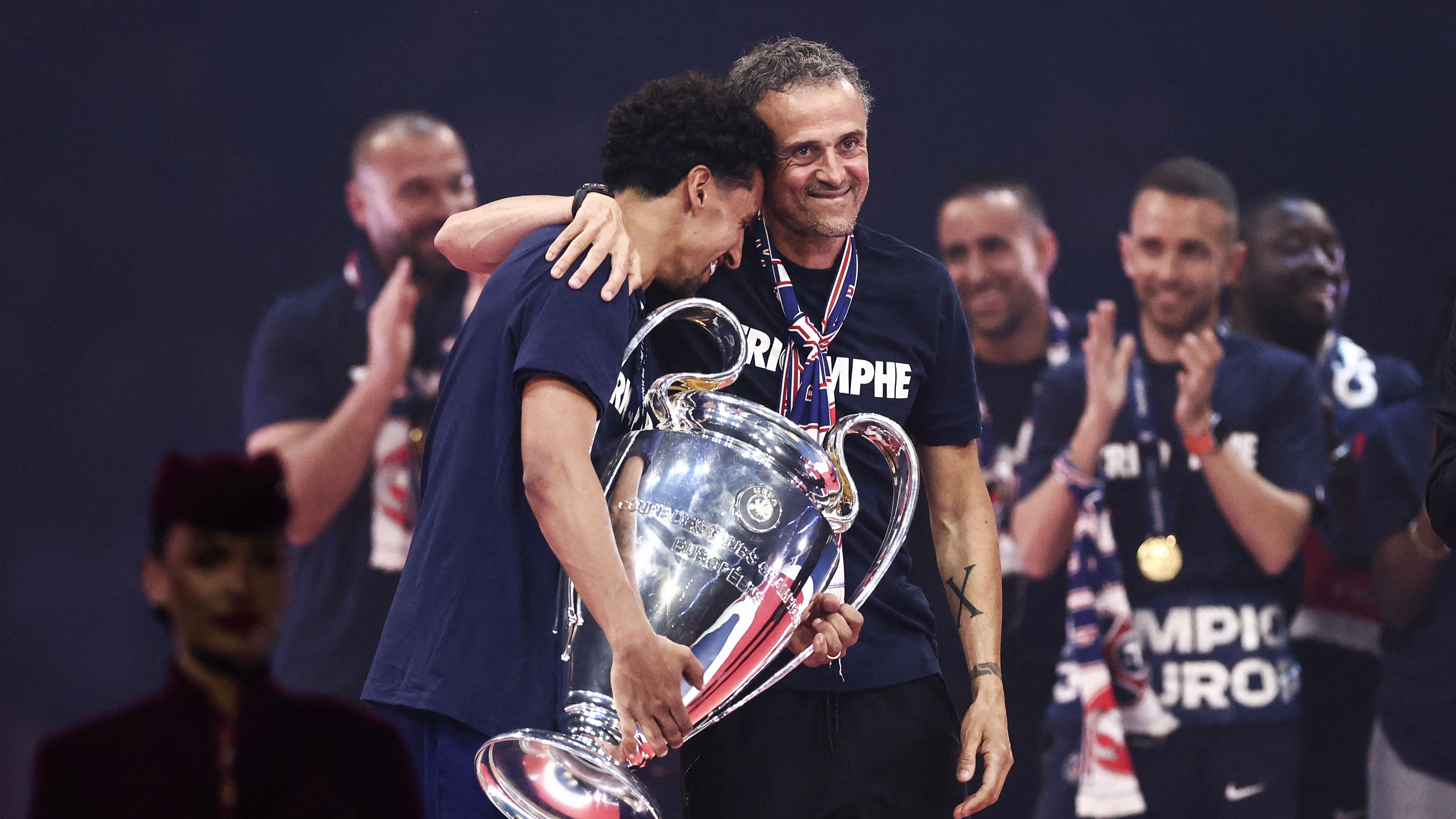 Marquinhos reveals Luis Enrique's peculiar training method to stop PSG stars from arguing with referees