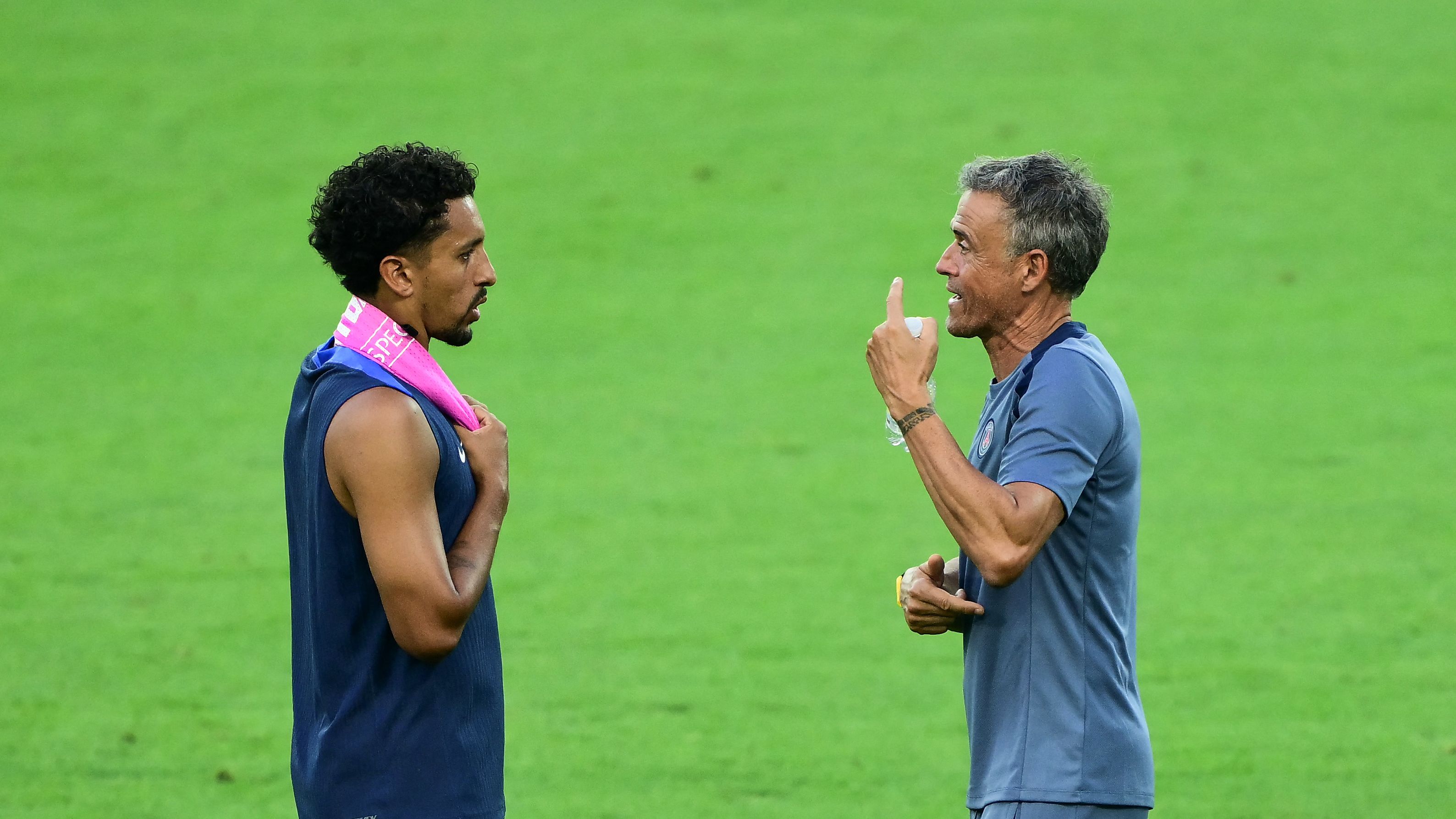 Marquinhos reveals Luis Enrique's peculiar training method to stop PSG stars from arguing with referees