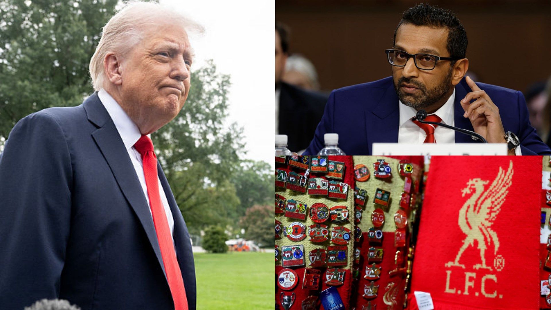 Is Donald Trump a Liverpool fan? US President-loyalist FBI Director Kash Patel wears Reds tie to Senate hearing