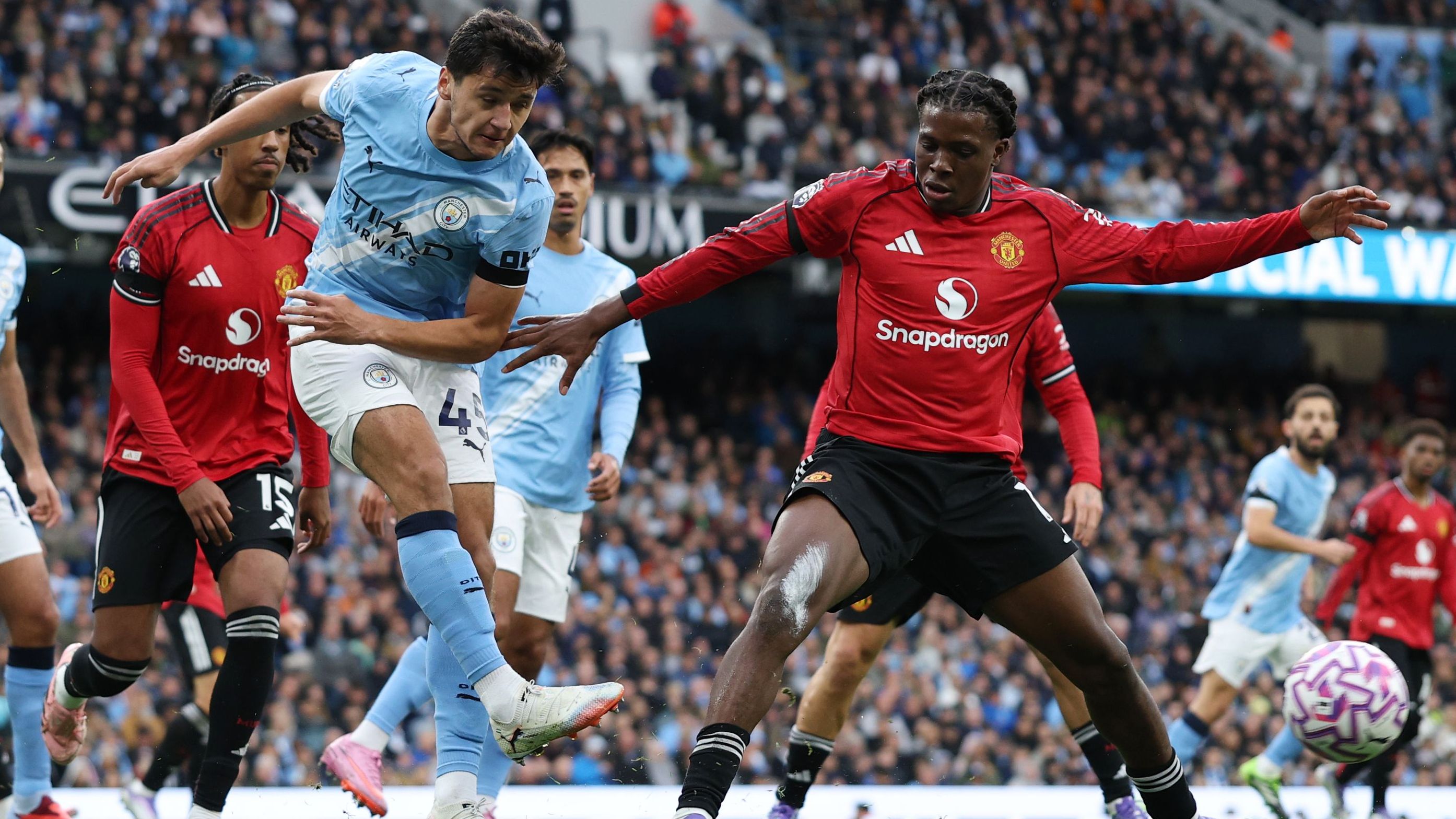 'No human being can be doing that!' - Pep Guardiola defends Abdukodir Khusanov in explanation of why £35m star cannot continue playing right-back
