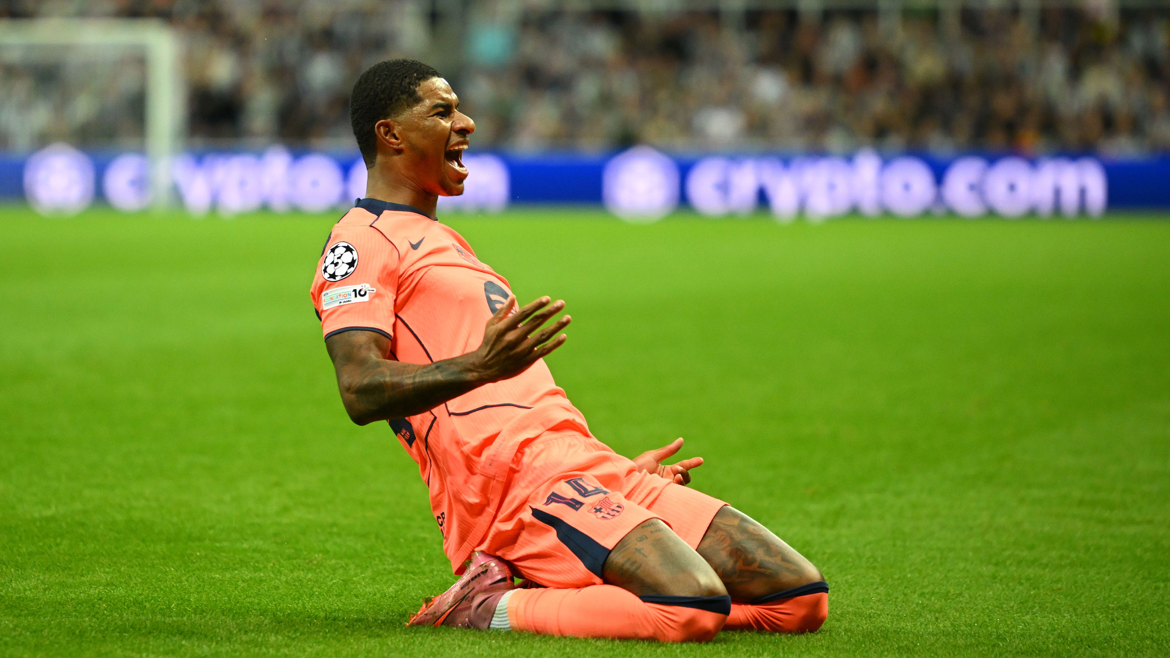 'Marcus Rashford is spectacular' - Hansi Flick, Ronald Araujo and Joan Garcia all sing Barcelona forward's praises after decisive two-goal display against Newcastle