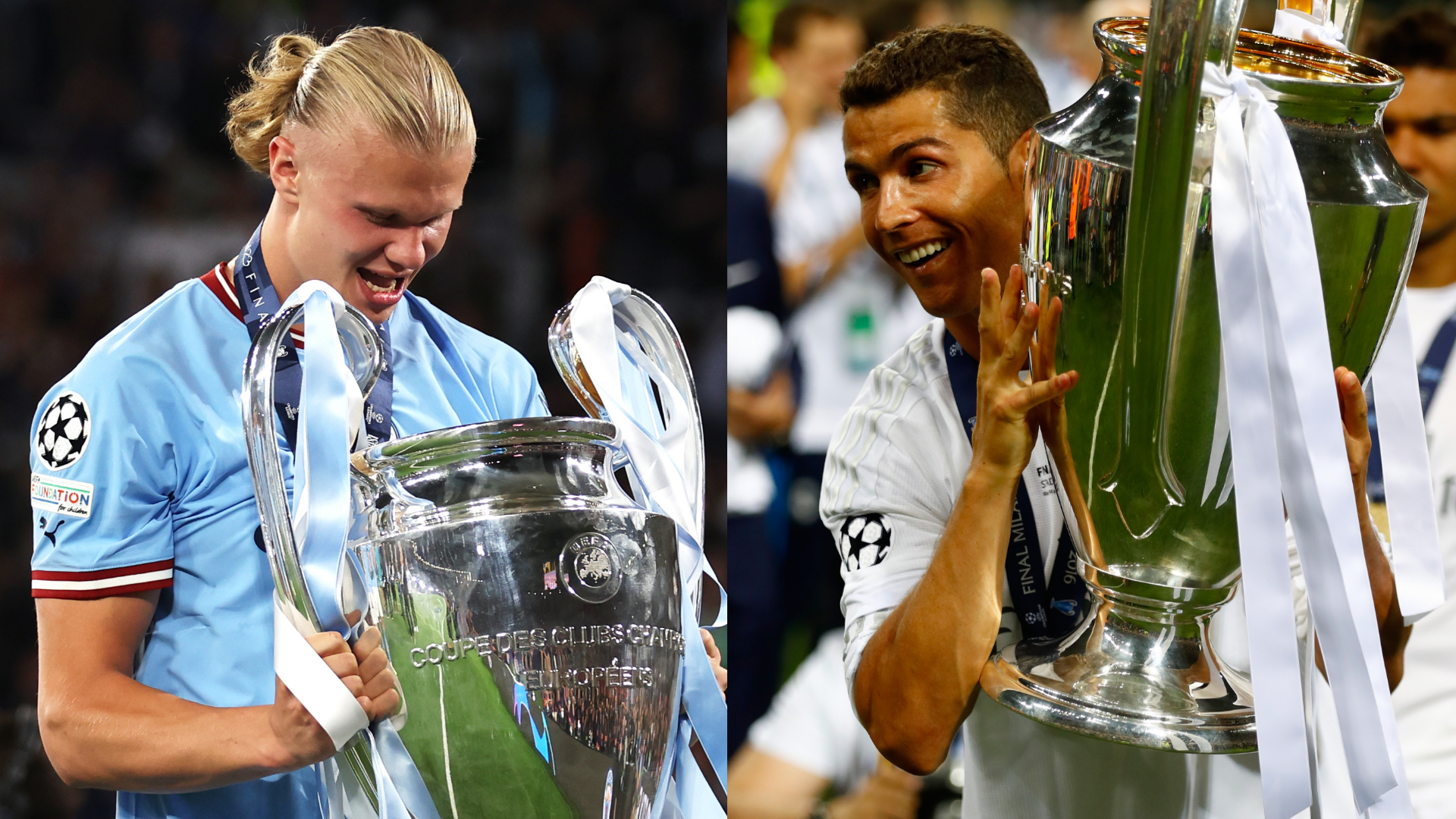 Pep Guardiola backs Erling Haaland to smash Cristiano Ronaldo & Lionel Messi's Champions League record after Man City striker becomes fastest player to reach 50-goal mark