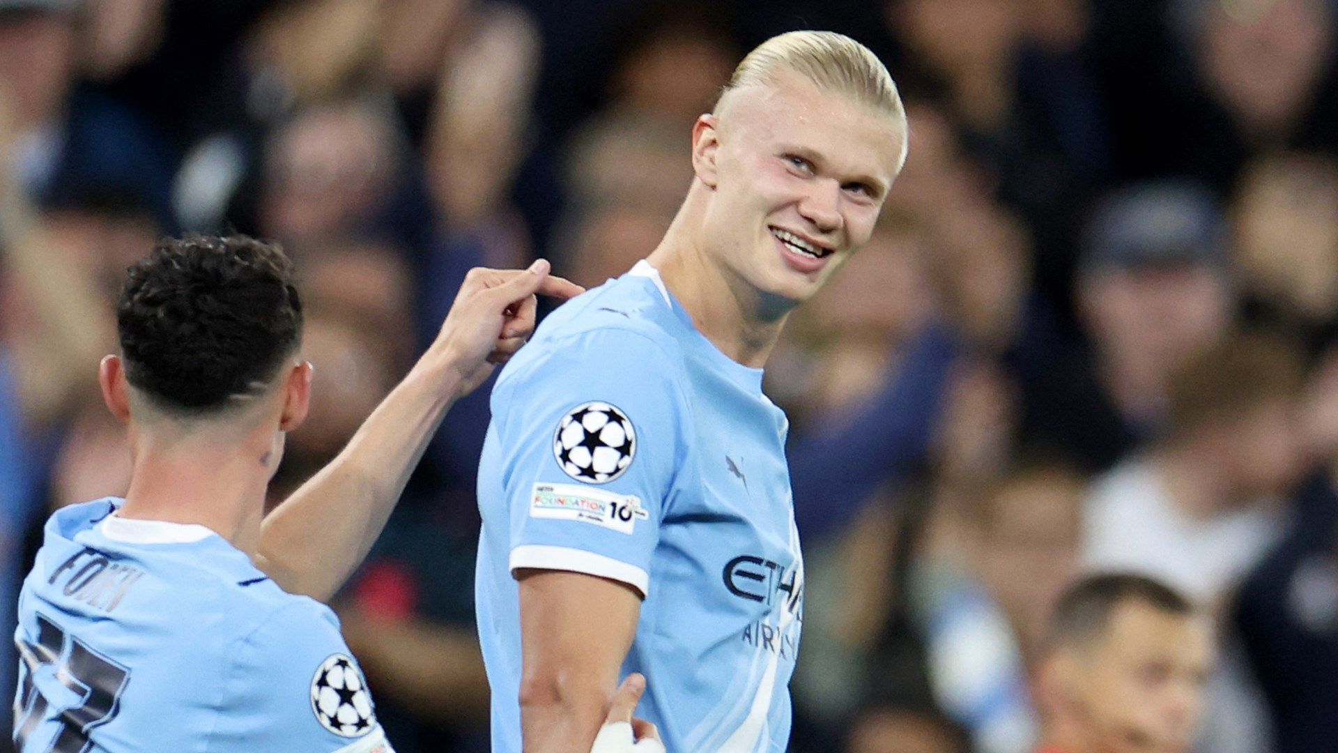 Pep Guardiola backs Erling Haaland to smash Cristiano Ronaldo & Lionel Messi's Champions League record after Man City striker becomes fastest player to reach 50-goal mark