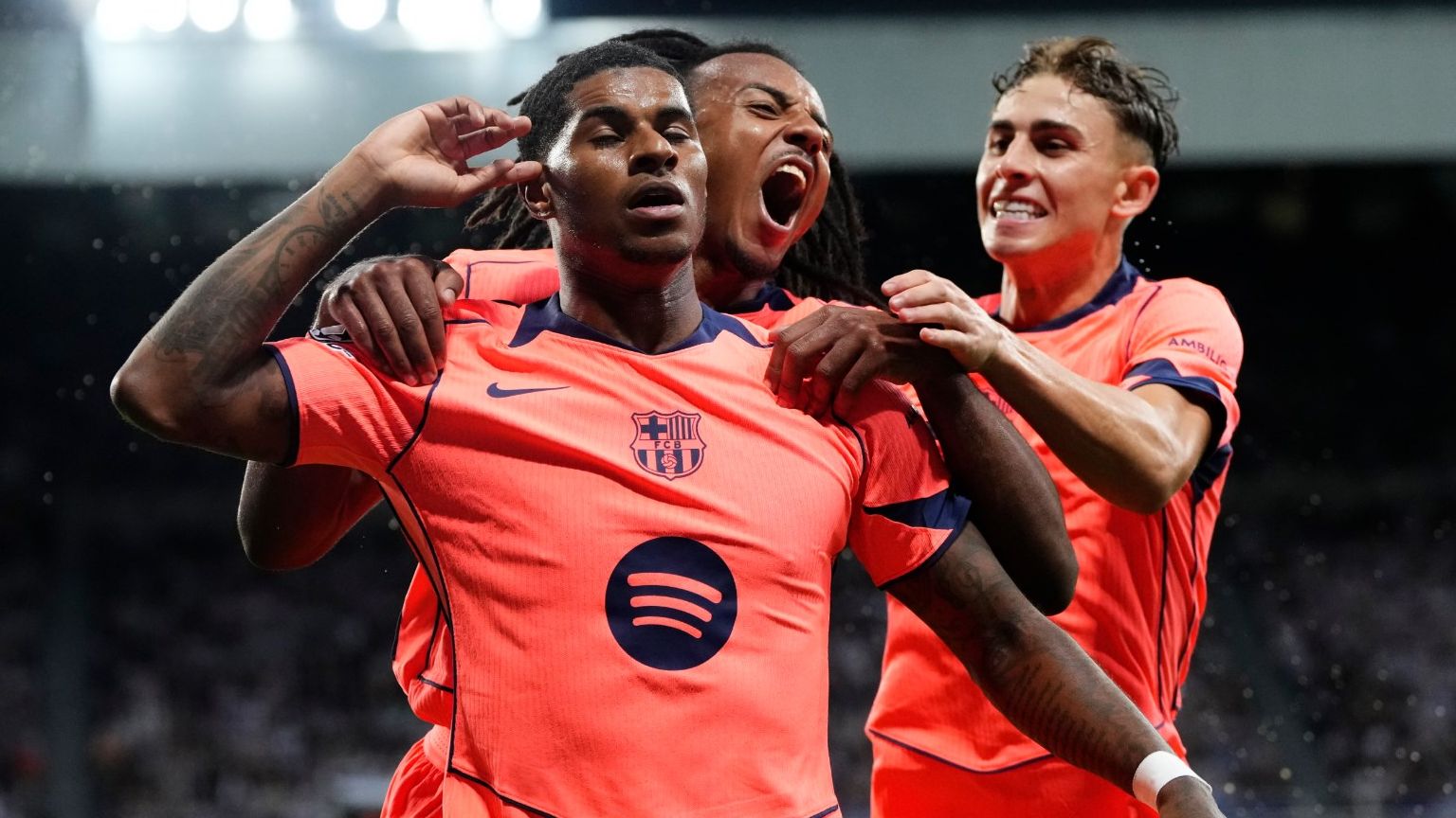 'It's difficult' - Marcus Rashford opens up on Barcelona struggles after scoring first goals during spectacular Champions League win at Newcastle