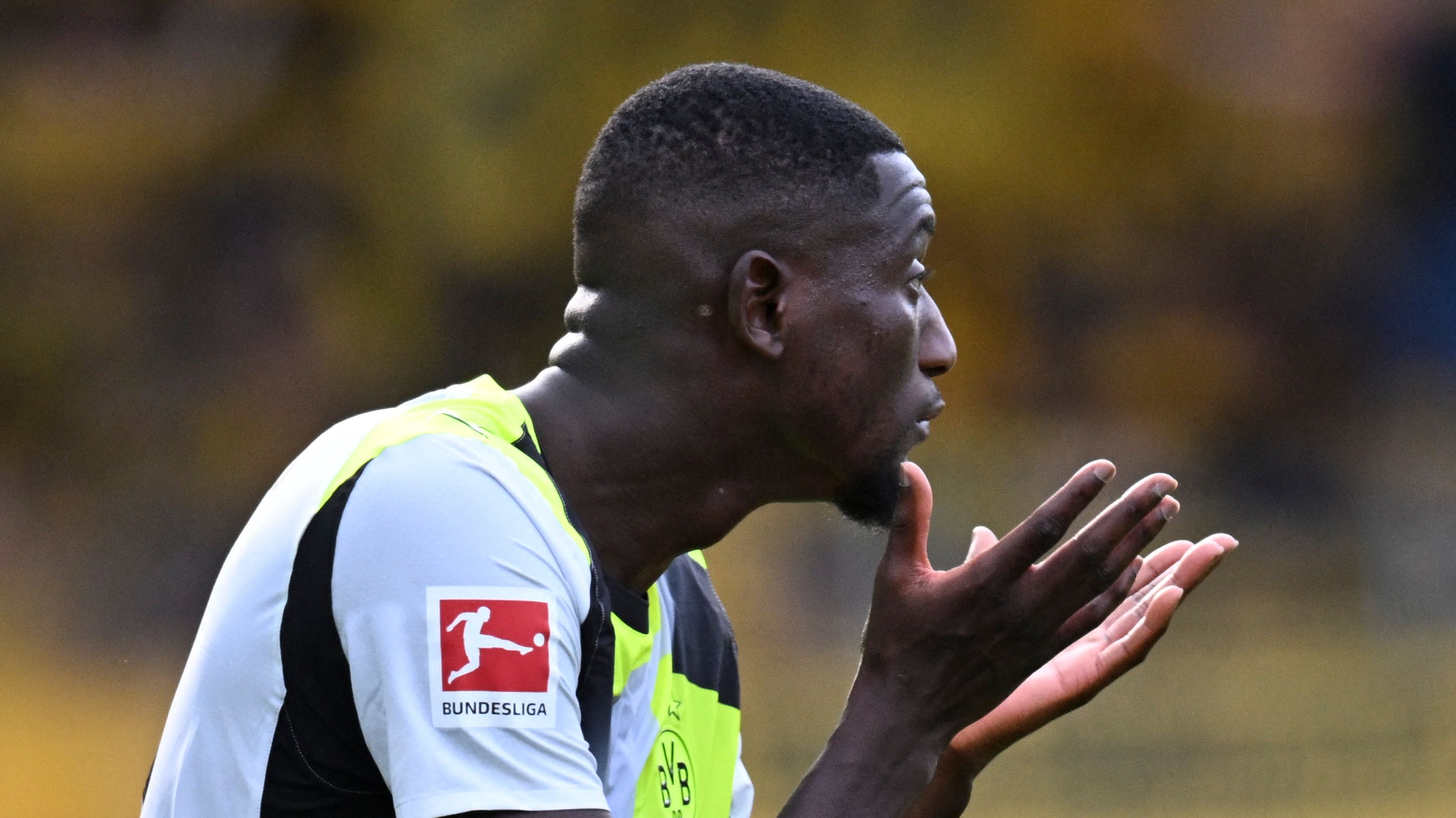 Serhou Guirassy angry about penalty debacle after on-field argument with Borussia Dortmund team-mates in Juventus draw