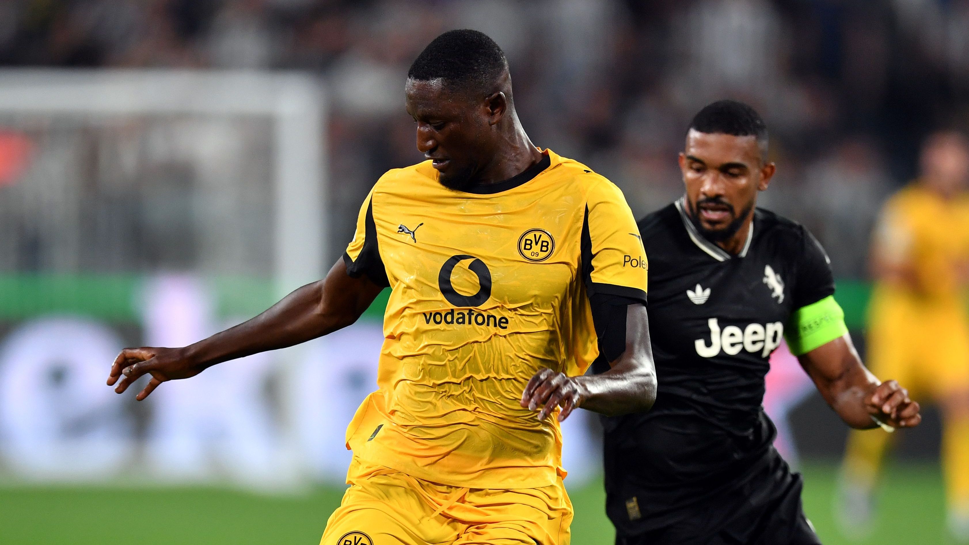 Serhou Guirassy angry about penalty debacle after on-field argument with Borussia Dortmund team-mates in Juventus draw
