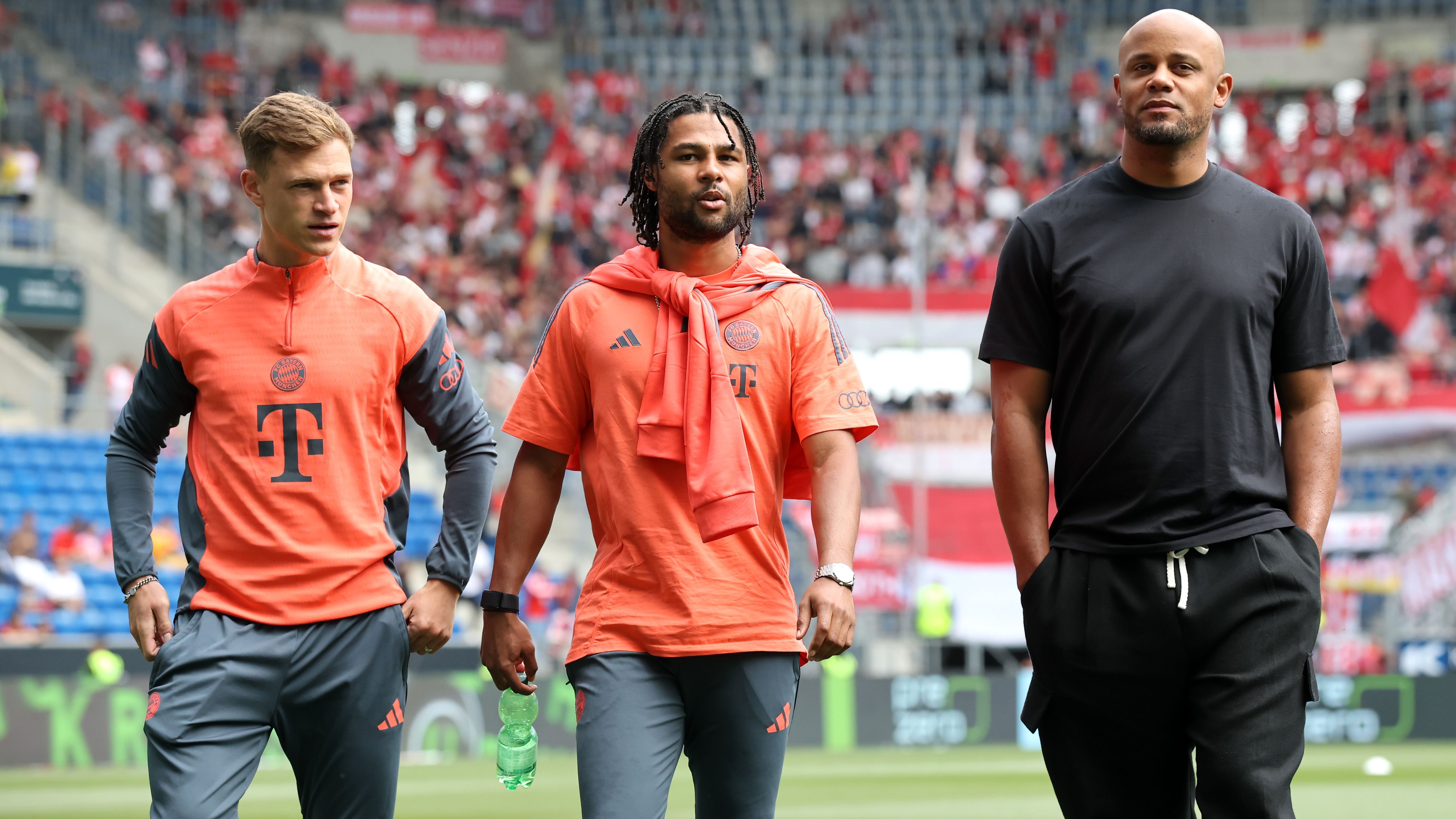 Serge Gnabry's confidence coming back thanks to Vincent Kompany's 'trust' as Joshua Kimmich says Bayern Munich co-star is thriving in new position