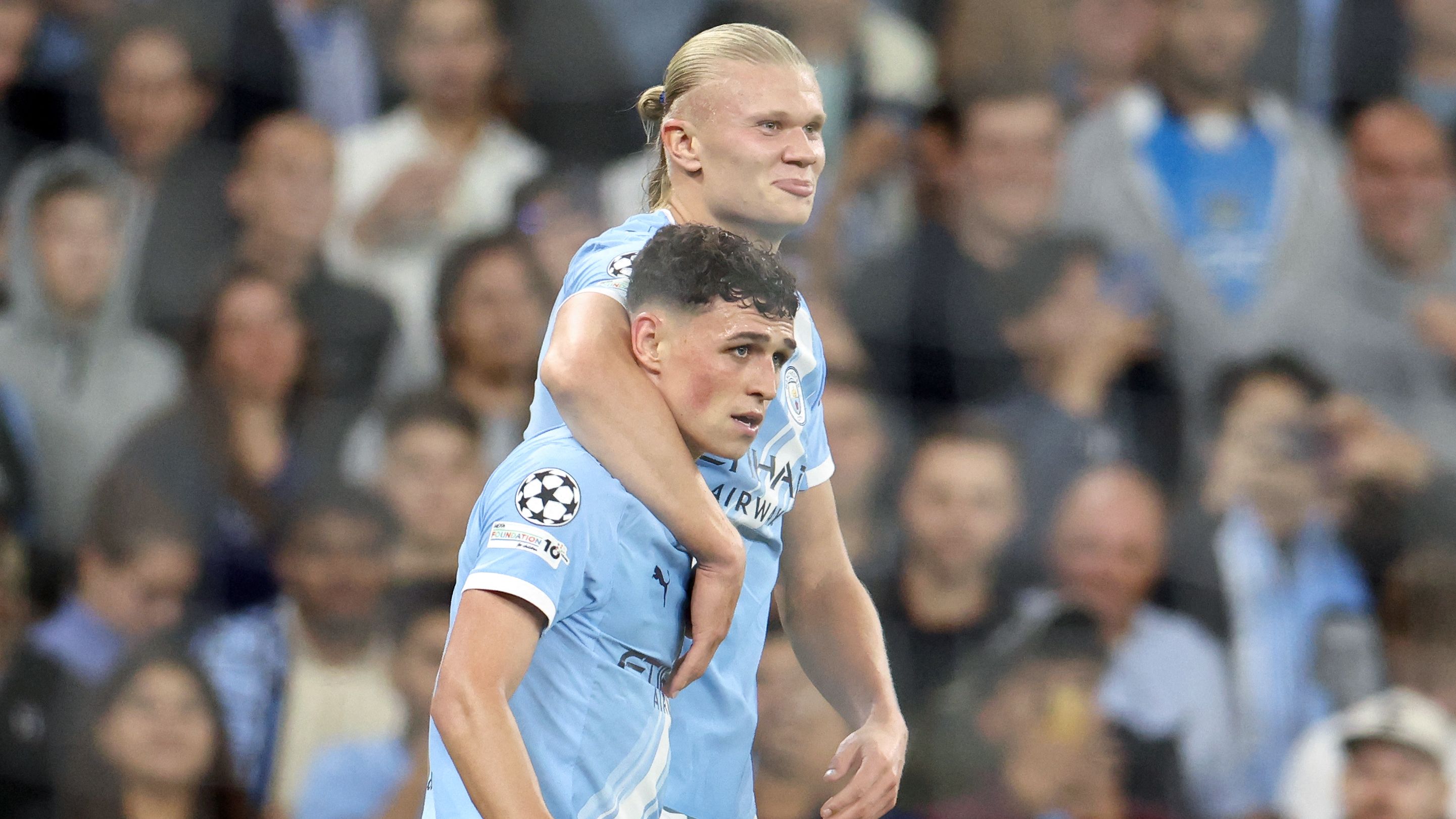 Man City player ratings vs Napoli: Jeremy Doku dazzles as Phil Foden continues renaissance while Erling Haaland scores AGAIN in battling win over 10-man Serie A giants