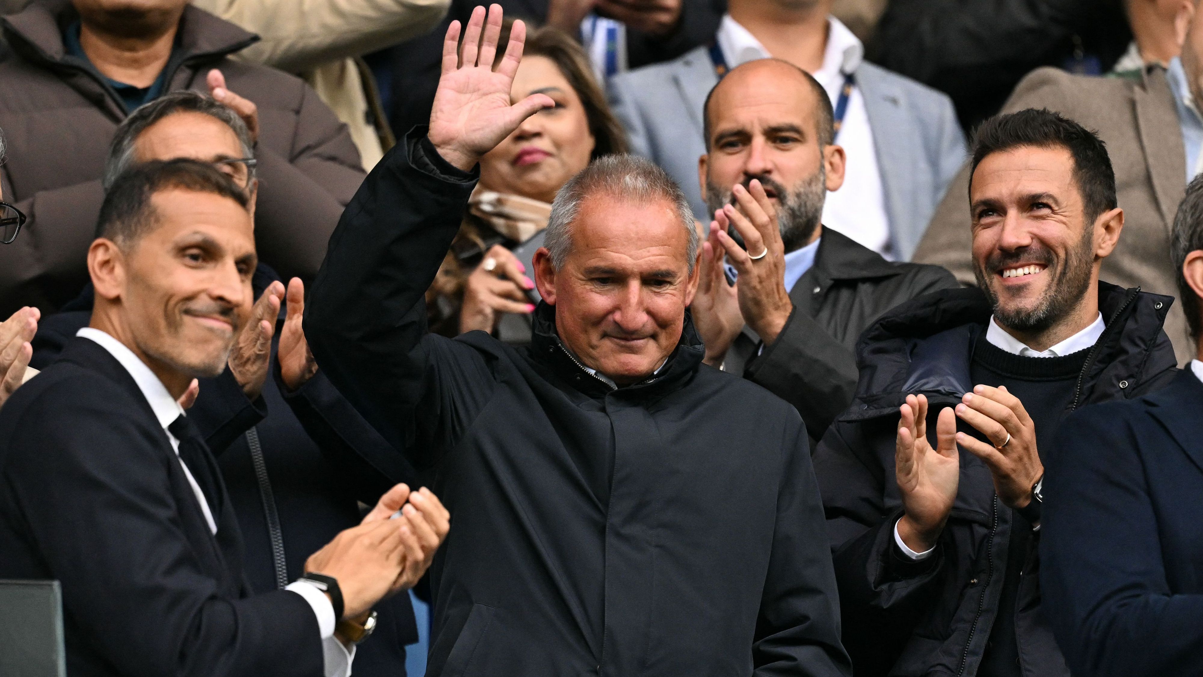 Man City gift £280k car to ex-sporting director Txiki Begiristain in club's iconic sky-blue colour as parting present following exit
