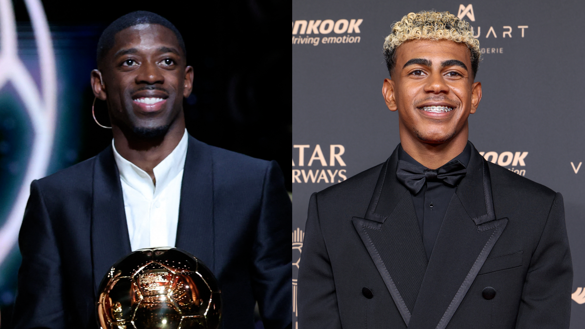 Pure class from Lamine Yamal! Ballon d'Or runner-up congratulates rival Ousmane Dembele on award as father of Barcelona star fires warning ahead of next year's ceremony